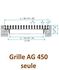 Grille de diffusion fixe pour sol type AG 450 / 470