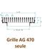 Grille de diffusion fixe pour sol type AG 450 / 470