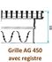 Grille de diffusion fixe pour sol type AG 450 / 470