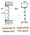 Volet de surpession d´air - Volets anti-retour - Type AVF/ANF/ATO 75