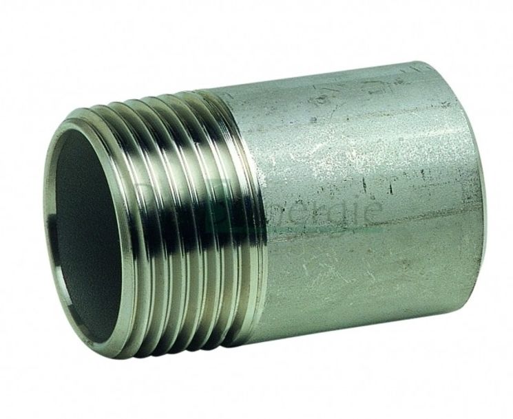 Embout Inox à souder - L = 50 mm - ØM 1/2´´