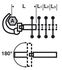 Clé sanicrom avec 2 modèles de machoires adaptables sur le même corps - Capacité Ø 38 et 50 mm