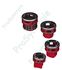 Coffret de filière manuelle 2 cages 1 cliquet + bras - Tête NPT : 1/2-3/4-1-1.1/4-1.1/2-2´´