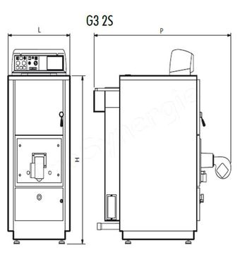 G3 2s Chaudière Bois 25 à 80kw Combustion Inversé