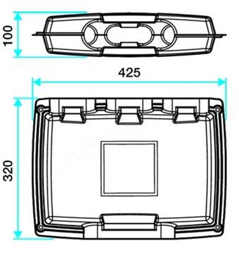 Caisson de répartition pour Minigaine - 1 piquage 60x200mm (équivalent Ø125mm) et 3 piquages 40x100mm (équivalent Ø80mm)