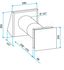 NANO AIR 50 FR - Extracteur insufflateur individuel double flux traversée Long x Øext. 473 à 693 x 160 mm avec échangeur thermique et filtres