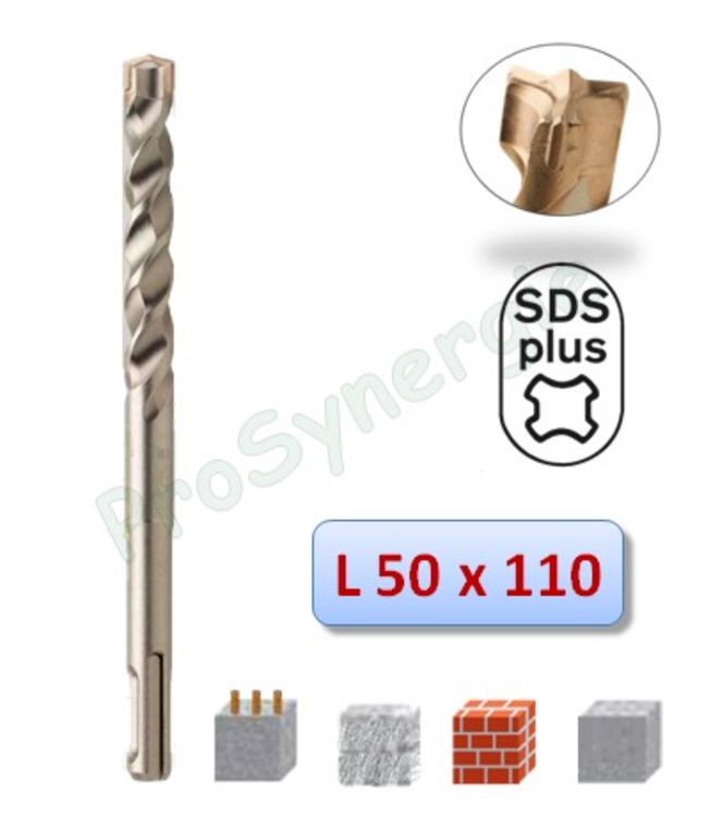 Foret béton et matériaux SDS+ Booster Plus - Ø 10 mm - Longueur  110 mm