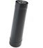 Tuyau concentrique BIOTEN poêle granulé (pellet) Øint./ext. 80/125 mm Inox 316 / Galva peint noir (RAL 9005) longueur 1m (95cm utile)