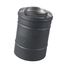 Tuyau concentrique BIOTEN poêle granulé (pellet) Øint./ext. 80/125 mm Inox 316 / Galva peint noir (RAL 9005) longueur 250mmm (20cm utile)