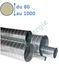 BS - Barre Standard Galva Ventilationet conduit d´air - Tube acier galvanisé spiralé rigide casse A1 longueur 3 mètres Øint. 80 mm à 1 mètres