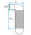 Manchette coudée Ø 125 mm (côté bouche) -> piquages pour Réseau Ventilation Optiflex Rond Ø 90 ou 75 mm