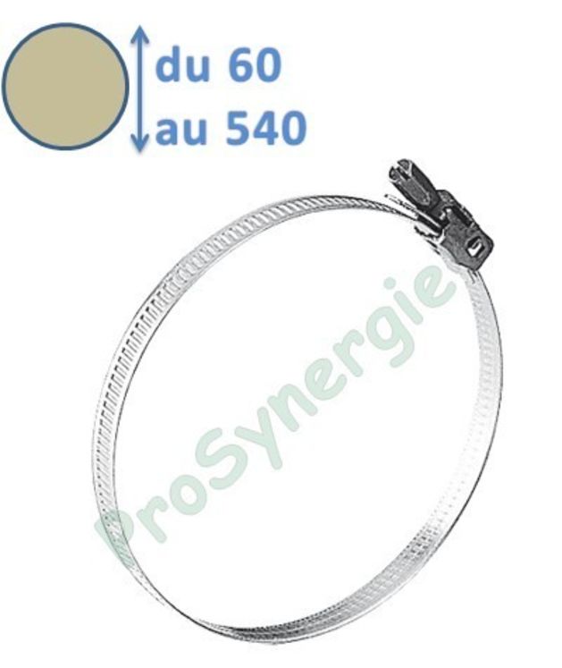 Lot de 25 Colliers métalliques polyvalents - Ø 60 mm à 215 mm