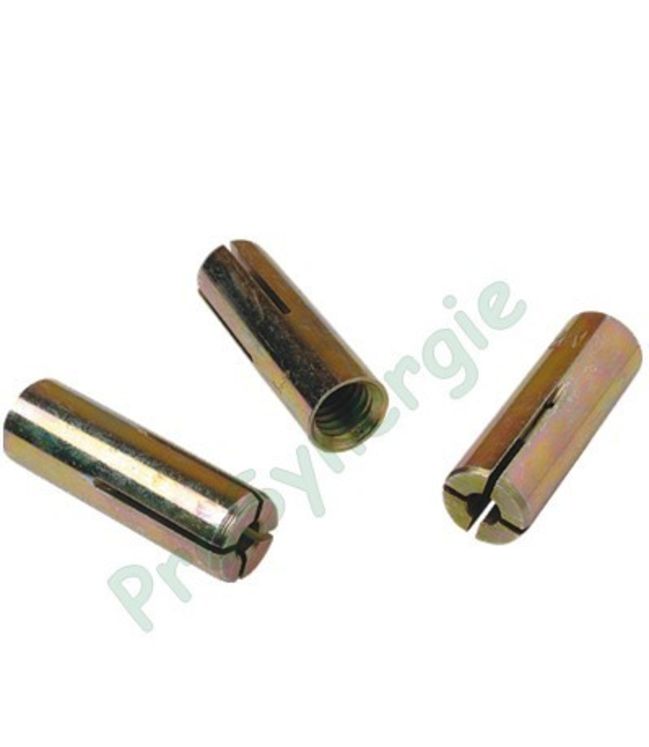 Chevilles métalliques à expansion laiton - Longueur 28mm M8 (par 100)