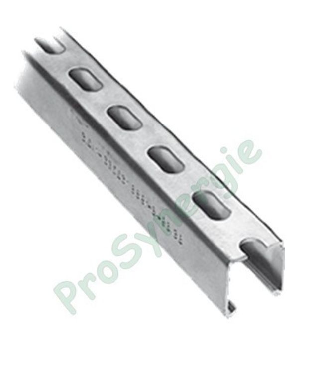 Rail de supportage 41 / 21 - Epaisseur 1,5mm - Longueur 2m