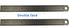 Déstockage - Réglet métallique souple long x larg x ép 300x30x1,2 mm gradué sur 2 faces