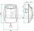 Bouche Autoréglable Bap´SI double débit - Avec cordelette - Raccordement sans Fût - Double débit 20/75m³/h