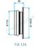 Fût Ø125mm - joint - Bap´Si (Twin) Bahia Curve