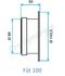 Fût Ø100 mm - joint - Bap´Si (Twin) Bahia Curve