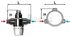 Mitigeur Thermostatique  MTB50 - Chromé - avec filtres et clapets - Ø 1´´