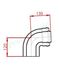 Coude 87° Concentrique PPs / Galva - Gaz/Fioul Condensation