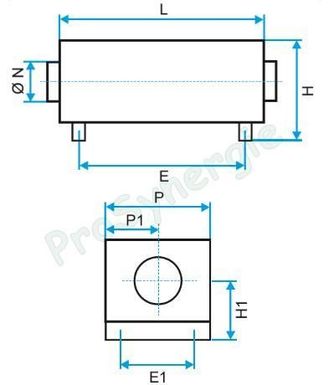 Caisson d´insufflation et d´extraction VIK 7000 - 2 vitesses + PTO