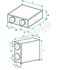 Centrale Double Flux DFS 1500 - Sans Bypass - Vertical - Pilot BA