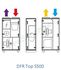 DFR Top échang. rotatif micro watt piquage dessus (-> 5 500m3/h - ?=86%)