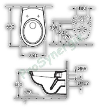 Cuvette suspendue Volta