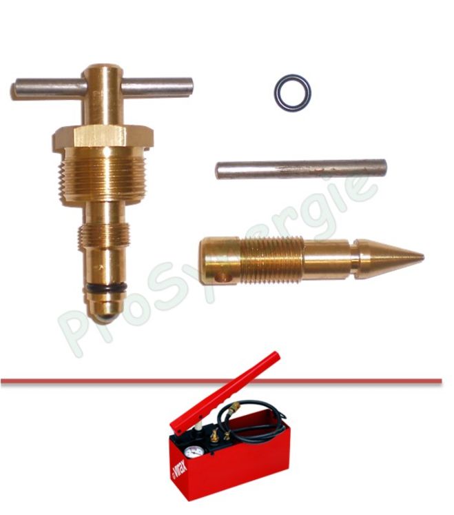 Ensemble Robinet pour pompe à épreuve 100 bars - 12 L et 25/50 bars - 5 L (réf 262000, 262030 et 262040)