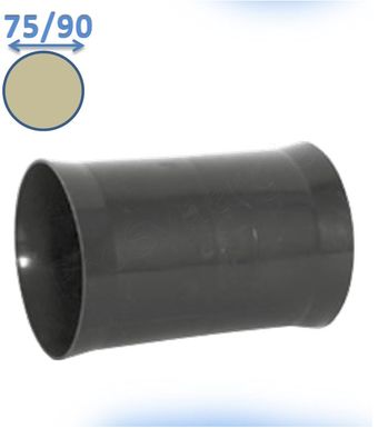 MKK® Raccord de tuyau rond en PVC et aluminium flexible pour aération 