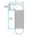 Manchette coudée Ø 125 mm (côté bouche) -> piquages pour Réseau Ventilation Optiflex Rond Ø 90 ou 75 mm