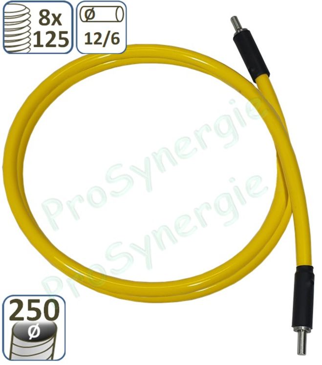 Câble rotatif Ø 12/6 mm pour brossage conduit de ventilation (8x125)