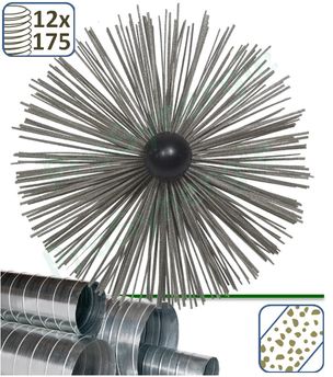 Brosse de dégraissage Fil nylon abrasif pour nettoyage conduit de ventilation