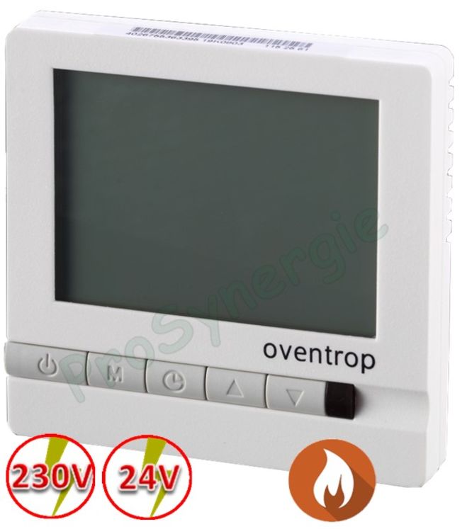 Thermostat d´ambiance digital 230V - pose en encastrée