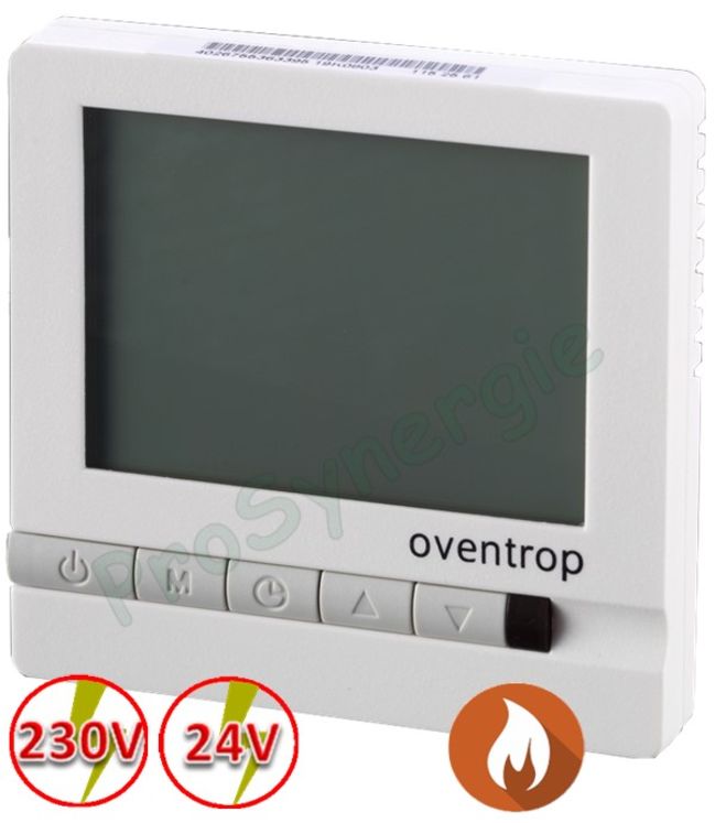 Thermostat d´ambiance digital 230V - pose en encastrée