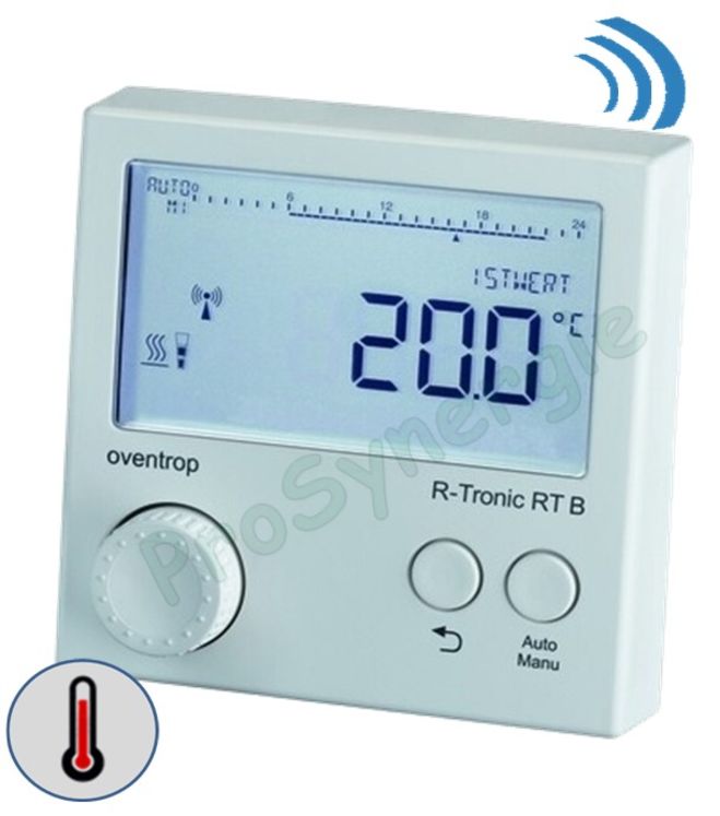 Indicateur et régulateur d'ambiance (T°) R-Tronic RT B - Pose en applique (à piles)