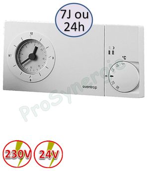 Thermostat d'ambiance RF pour chauffage électrique - Orvif
