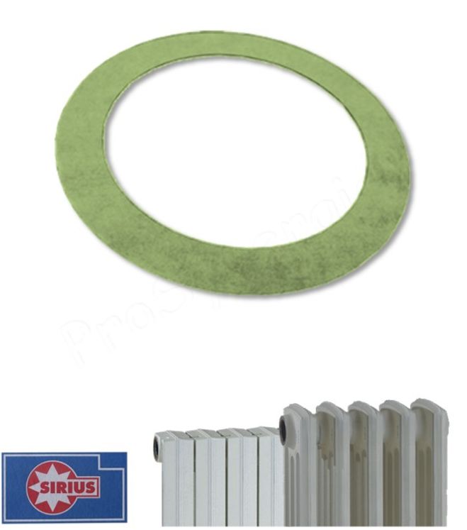 Joints fibres pour bouchon et réduction de radiadiateur fonte et aluminium - radiateur Alu - Øext/int 40 x 32,5mm (Racc. 1´´) (épaisseur 1mm) - Qtté 25 pièces