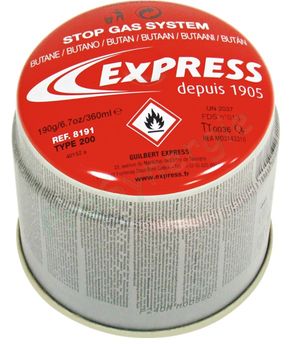 Cartouche sécurisée 190 g ”Stop Gaz System”. type 200. butane + propane