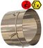 Manchette anti-déflagration acier inox brillant M Ø150mm pour Tigex 150 G