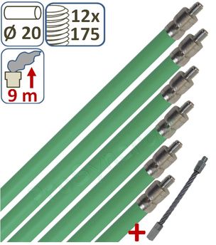 Hérisson 12 brins (2 en 1- centrage et ramonage) Ø 600 mm