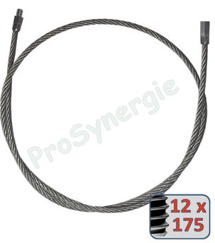 Câble souple - 12x175 F - 12x175 M