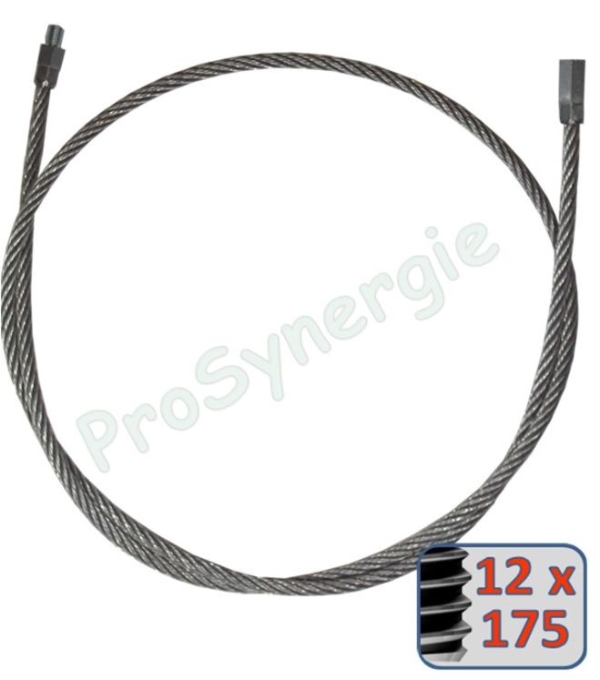 Câble souple - 12x175 F - 12x175 M