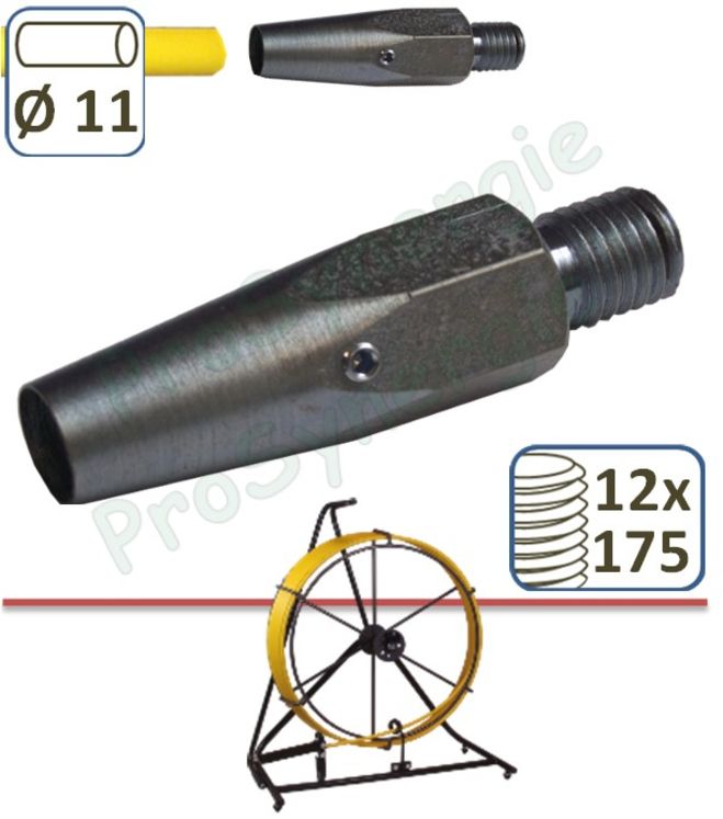 Embout de rechange à coller 12 x 175 - pour Flexonet 20/11 (Fibre Ø 11 mm)