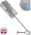 Brosse Ronde - Fil Polyamide 0,5 - Ø 20 à 80 mm - Lg garnissage 120 - Fil de tige 3 - Lg de tige 100 cm