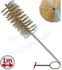 Brosse Ronde - Fil Acier laitonné 0,25 - Ø 60 mm - Lg garnissage 120 - Fil de tige 4 - Lg de tige 100 cm