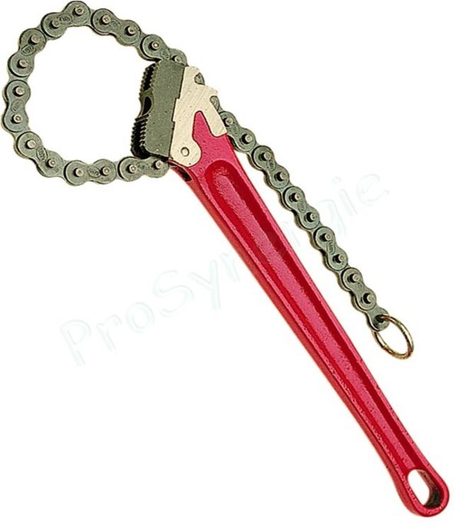 Clé gripping à chaîne double denture mâchoire interchangeable - 350 mm