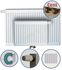 Radiateur Profilé Horizontal à Vanne intégrée à droite - Raccordement Central