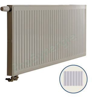 Radiateur Profilé Horizontal à Vanne intégrée - Raccordement Réversible (sans pattes)
