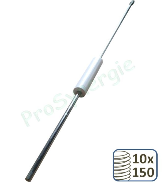 Rotocanne 1 mètre à monter sur chignole avec poignée glissante et manchon taraudé (F) 10x150mm (pour brosse)